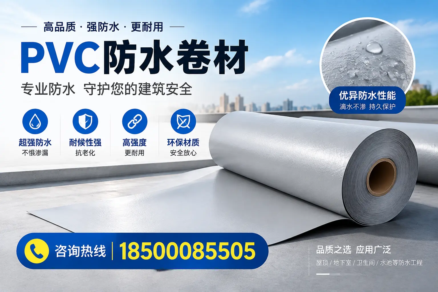 荆门地区pvc防水卷材的市场现状与发展趋势